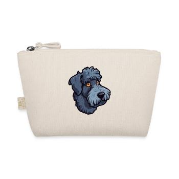 Kerry Blue Terrier Hunderasse Karikatur Kawaii Illust - Bio-Täschchen - Natur - Vorne