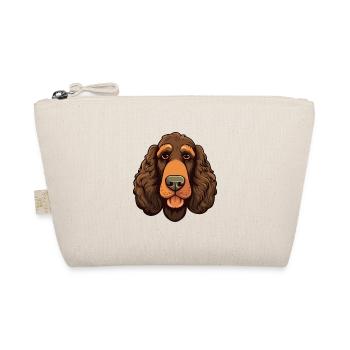 Irischer Wasserspaniel Hunderasse Cartoon Kawaii Abbus - Bio-Täschchen - Natur - Vorne