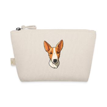 Ibizan Hound Hund Rasse Cartoon Kawaii Illustration - Bio-Täschchen - Natur - Vorne