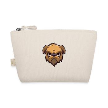 Griffon Bruxellois Hunderasse Karikatur Kawaii Illust - Bio-Täschchen - Natur - Vorne