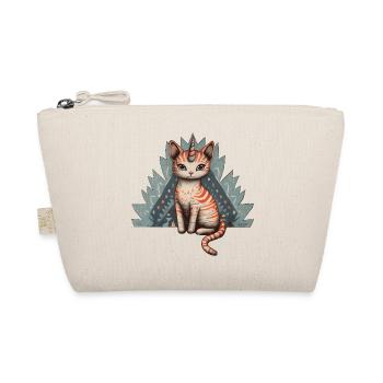 Pastel Unicorn Cat - Organic Pouch - nature - Front