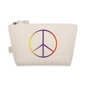 Symbol Peace - Bio-Täschchen - Natur - Vorne