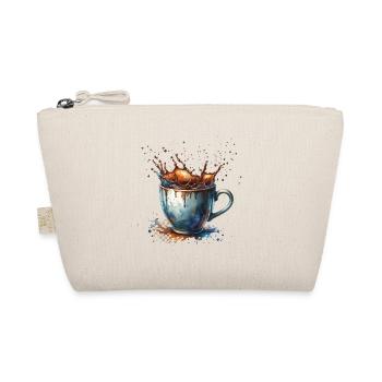 Éclaboussures de café : Illustration de tasse artistique - Trousse biologique - nature - Devant