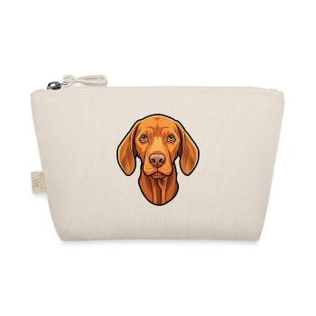 Vizsla Dog Breed Cartoon Kawaii Illustration - Organic Pouch - nature - Front