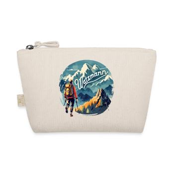 Mountaineer on the majestic Watzmann in Bavaria - Organic Pouch - nature - Front