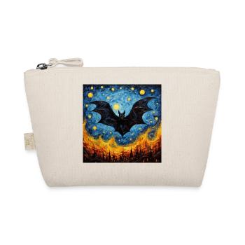 Bat, Van Gogh, Starry Night, Animal - Organic Pouch - nature - Front