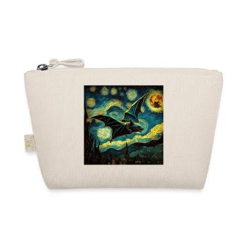 Bat, Van Gogh, Starry Night, Animal - Organic Pouch - nature - Front