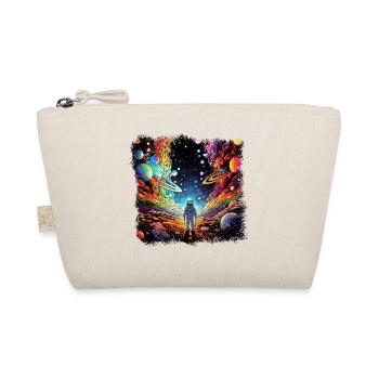 Surrealist space artwork with planets - Organic Pouch - nature - Front