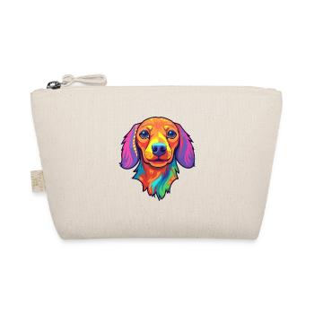 Alpine Dachsbracke Dog Breed Cartoon Kawaii Illust - Organic Pouch - nature - Front