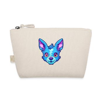 Blue Heeler Hunderasse Cartoon Kawaii Illustration - Bio-Täschchen - Natur - Vorne