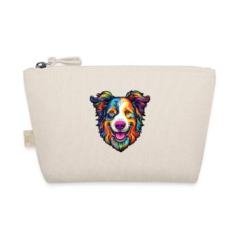 Border Collie Race De Chien Cartoon Kawaii Illustratio - Trousse biologique - nature - Devant