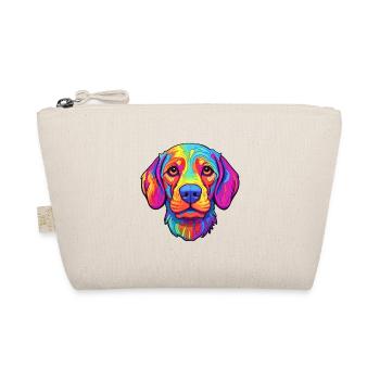 Broholmer Dog Breed Cartoon Kawaii Illustration - Organic Pouch - nature - Front