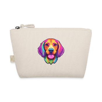 Danish Broholmer Dog Breed Cartoon Kawaii Illustra - Organic Pouch - nature - Front