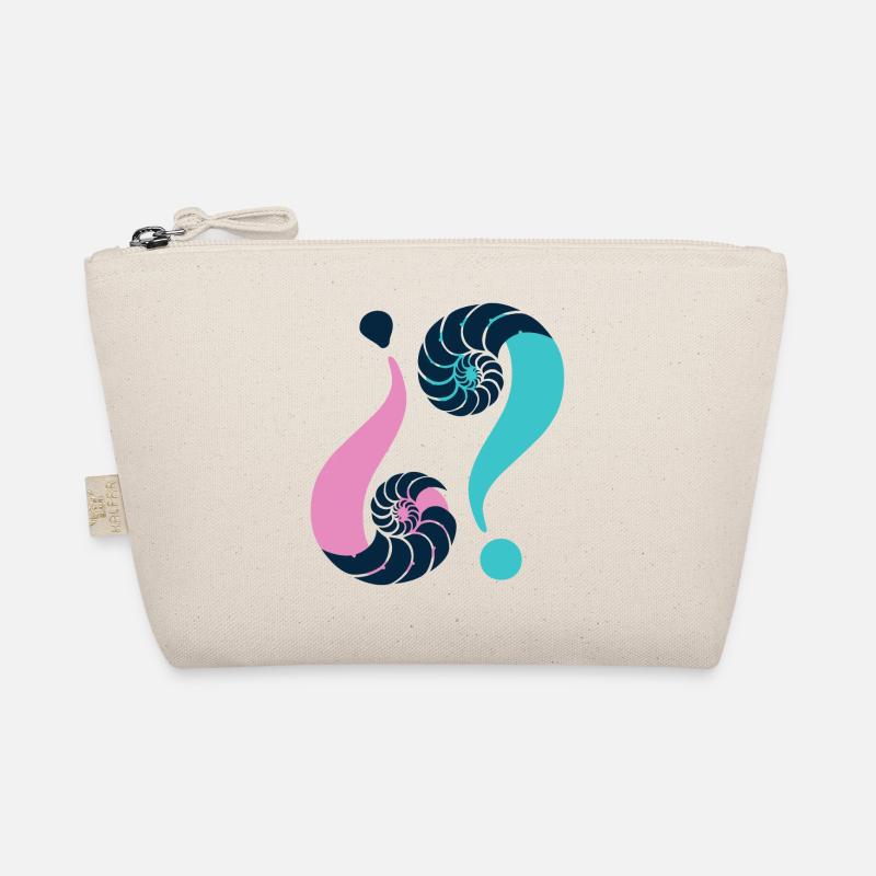 Infinite enigma. 04 Blue & Pink Organic Pouch