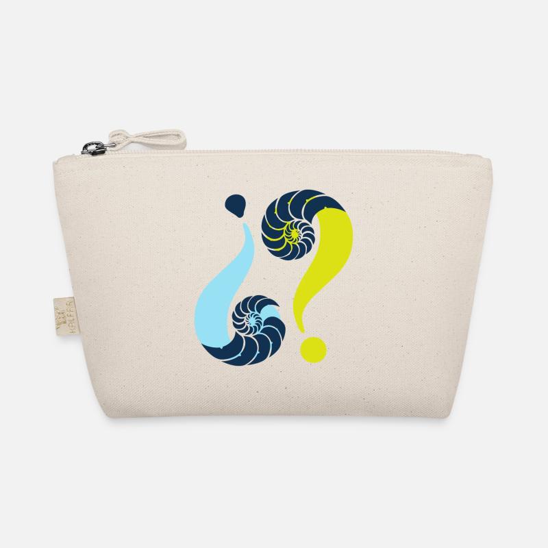 Infinite enigma. 07 Blue & Green Organic Pouch