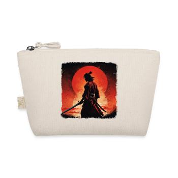 sunset samurai Warrior - Organic Pouch - nature - Front