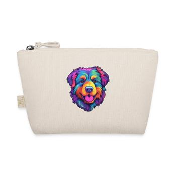Estrela Mountain Dog Breed Cartoon Kawaii Illustra - Organic Pouch - nature - Front