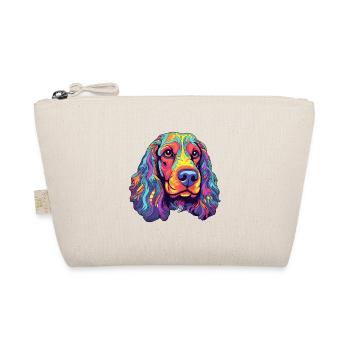 Englischer Cocker Spaniel Hund Rasse Cartoon Kawaii Il - Bio-Täschchen - Natur - Vorne
