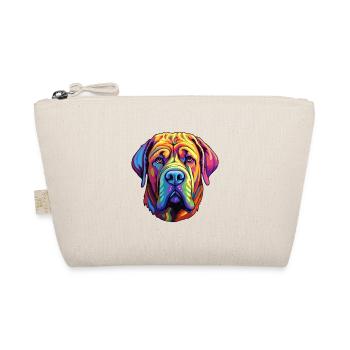 Englisch Mastiff Hunderasse Cartoon Kawaii Illustrat - Bio-Täschchen - Natur - Vorne