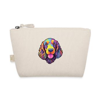 Feld Spaniel Hund Rasse Cartoon Kawaii Illustration - Bio-Täschchen - Natur - Vorne