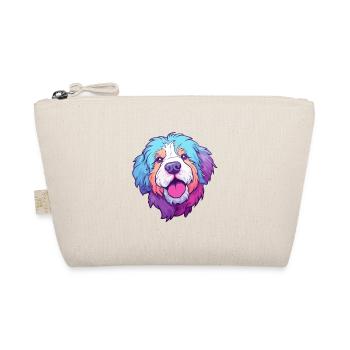 Himalayan Sheepdog Dog Breed Cartoon Kawaii Illust - Organic Pouch - nature - Front