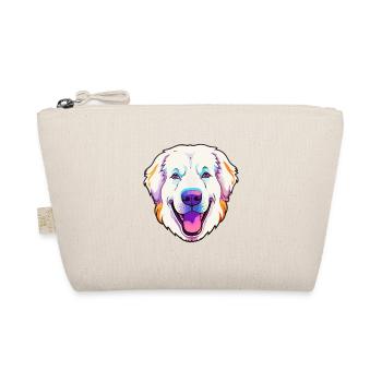 Kuvasz Hunderasse Karikatur Kawaii Illustration - Bio-Täschchen - Natur - Vorne