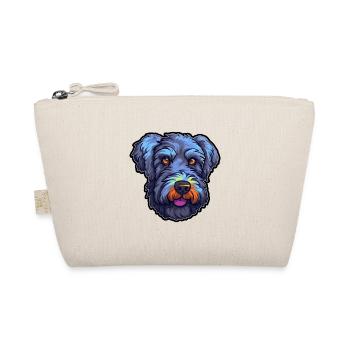 Kerry Blue Terrier Hunderasse Karikatur Kawaii Illust - Bio-Täschchen - Natur - Vorne