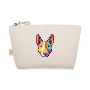 Miniatur Bullterrier Hunderasse Cartoon Kawaii Il - Bio-Täschchen - Natur - Vorne