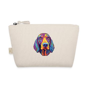Hannoveraner Hund Rasse Cartoon Kawaii Illustration - Bio-Täschchen - Natur - Vorne