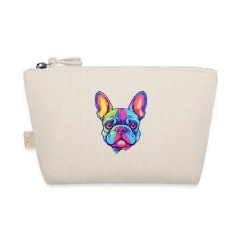 Bouledogue Français Race De Chien Cartoon Kawaii Illustrati - Trousse biologique - nature - Devant
