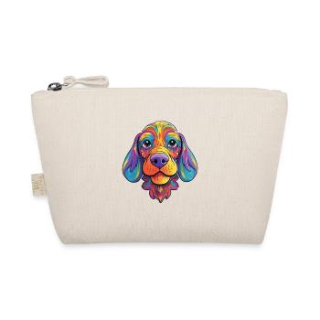 Grand Anglo Francais Dog Breed Cartoon Kawaii Illu - Organic Pouch - nature - Front