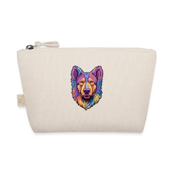 Bohemian Shepherd Dog Breed Cartoon Kawaii Illustr - Organic Pouch - nature - Front