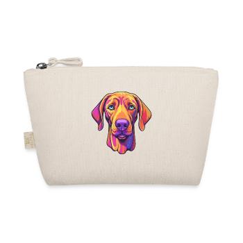 Rhodesian Ridgeback Dog Breed Cartoon Kawaii Illus - Organic Pouch - nature - Front