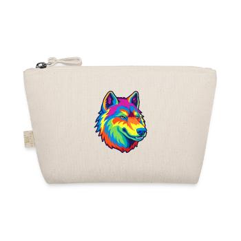 Saarloos Wolfdog Dog Breed Cartoon Kawaii Illustra - Organic Pouch - nature - Front