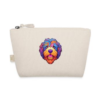 Portuguese Sheepdog Dog Breed Cartoon Kawaii Illus - Organic Pouch - nature - Front