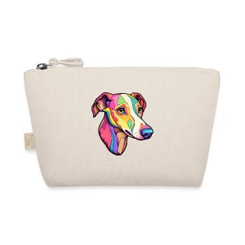 Whippet chien race dessin animé Kawaii Illustration - Trousse biologique - nature - Devant
