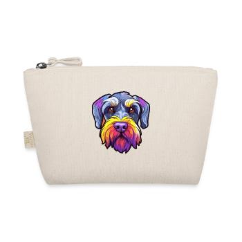 Standard Schnauzer Dog Breed Cartoon Kawaii Illust - Organic Pouch - nature - Front