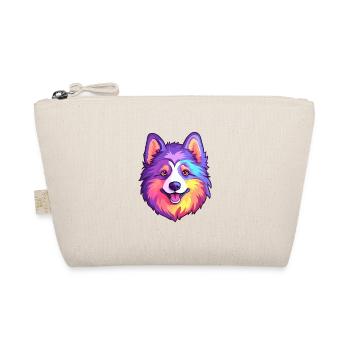 Swedish Lapphund Dog Breed Cartoon Kawaii Illustra - Organic Pouch - nature - Front