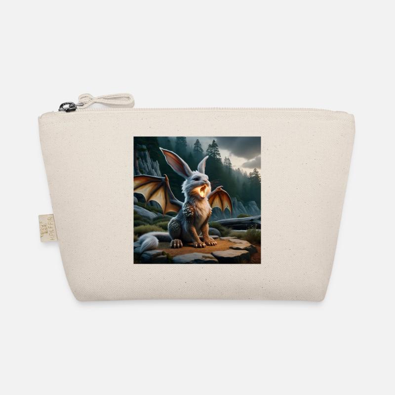 Feuerspeiender Hase Drache #20 Bio-Täschchen