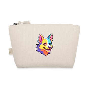 Dingo Dog Breed Cartoon Kawaii Illustration - Organic Pouch - nature - Front