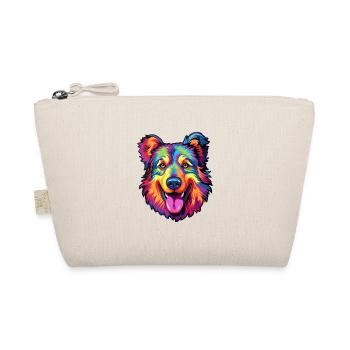 Carpathian Shepherd Dog Breed Cartoon Kawaii Illus - Organic Pouch - nature - Front