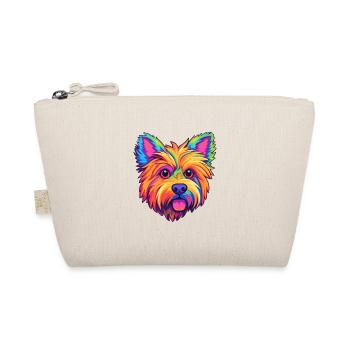 Australian Silky Terrier Dog Breed Cartoon Kawaii - Organic Pouch - nature - Front