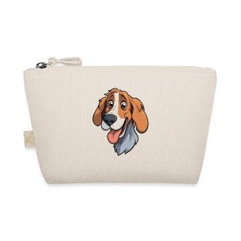 Slovensky Kopov Dog Breed Cartoon Kawaii Illustrat - Organic Pouch - nature - Front