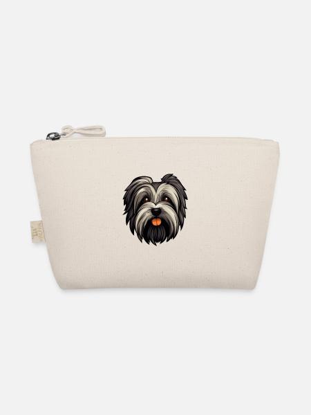 Skye Terrier chien race dessin animé Kawaii Illustration - Trousse biologique - nature - Devant