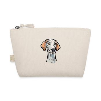 Sloughi Dog Breed Cartoon Kawaii Illustration - Organic Pouch - nature - Front