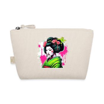 Geisha / Chinesisch / Japanisch / Anime / Comic - Bio-Täschchen - Natur - Vorne