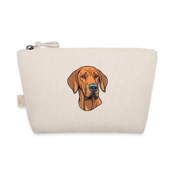 Rhodesian Ridgeback Dog Breed Cartoon Kawaii Illus - Organic Pouch - nature - Front