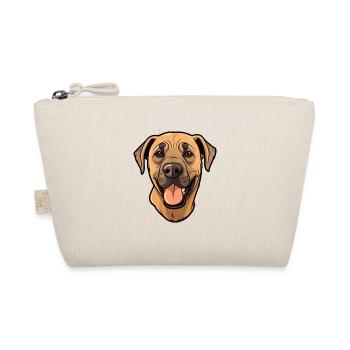 Black Mouth Cur Dog Breed Cartoon Kawaii Illustrat - Organic Pouch - nature - Front