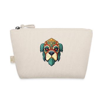 Chinese Imperial Dog Breed Cartoon Kawaii Illustra - Organic Pouch - nature - Front