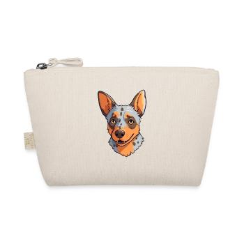 Race de chien de bouvier australien Cartoon Kawaii Illustr - Trousse biologique - nature - Devant